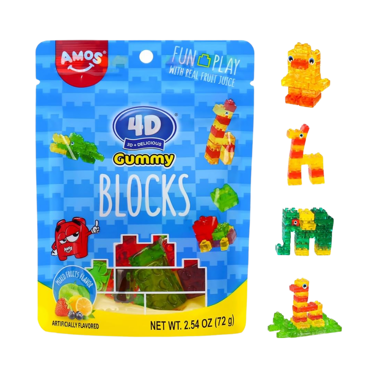 Amos 4D - Gummy Blocks-12ct