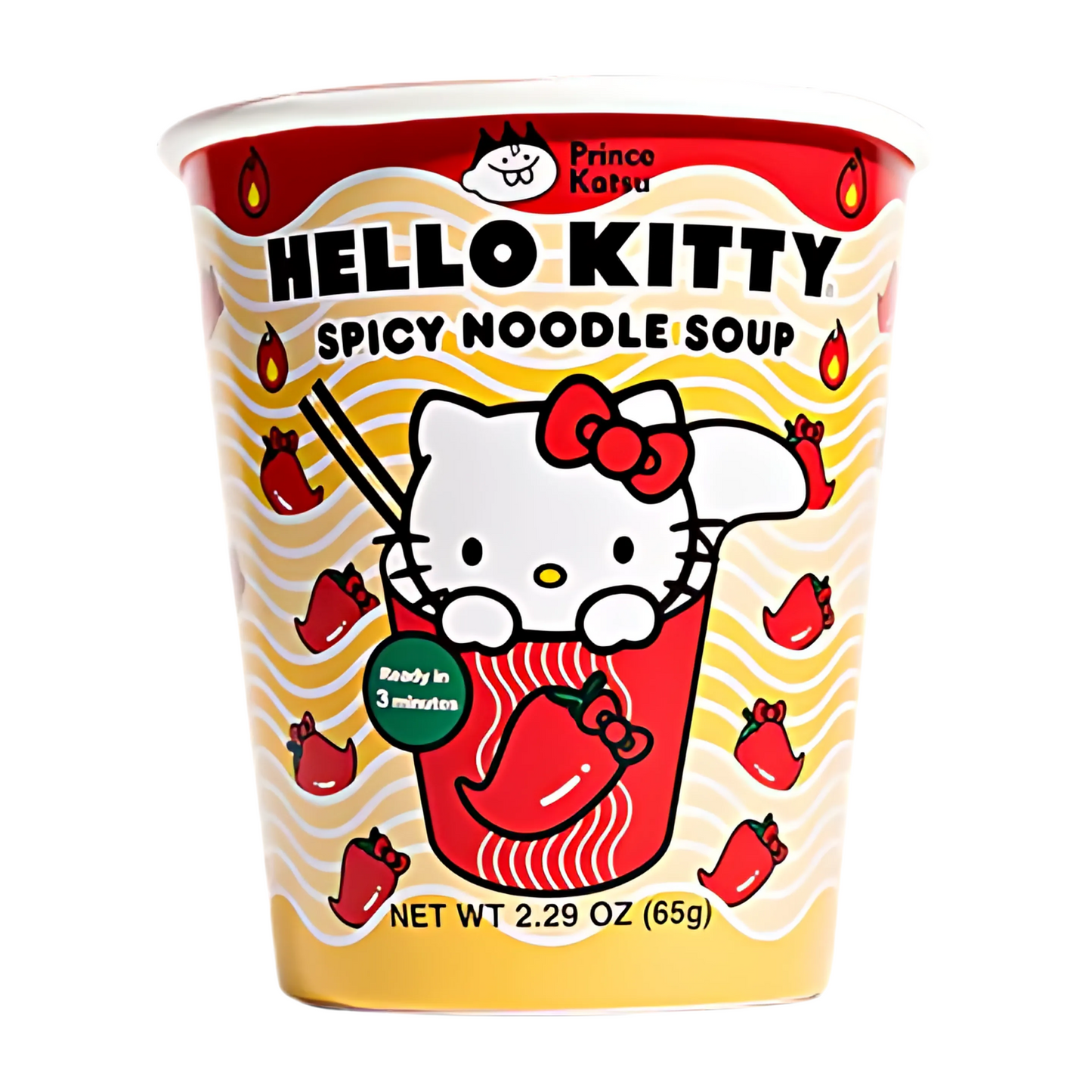 Hello Kitty Instant Ramen - Spicy-6ct