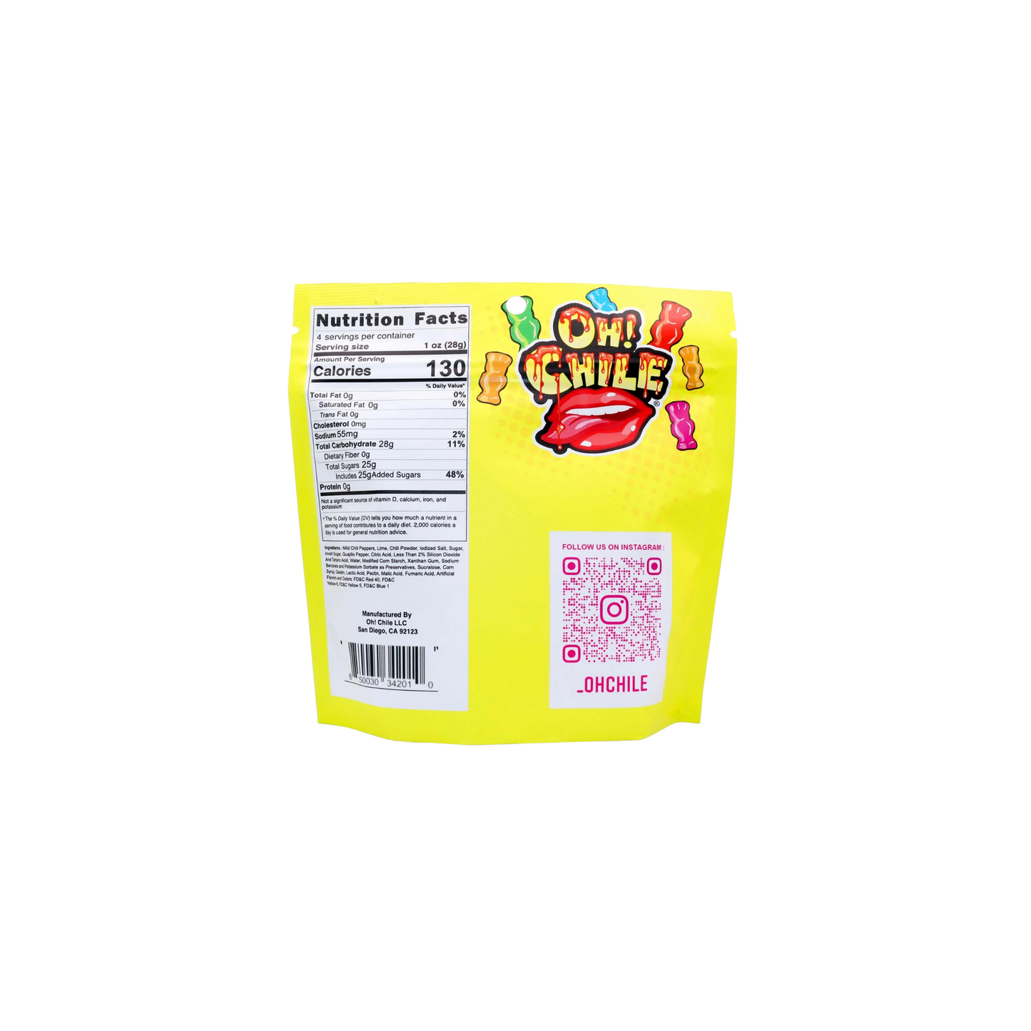Oh! Chile - Sour Kids-12ct