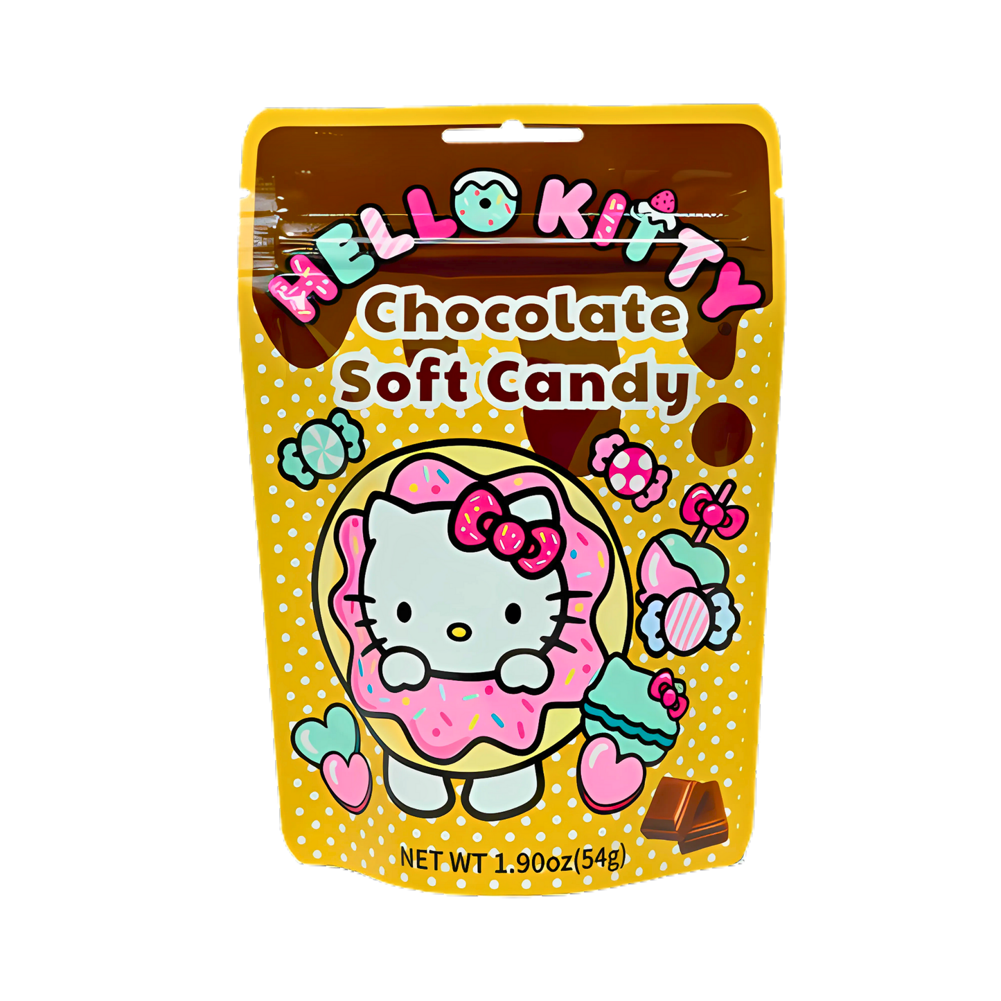 Hello Kitty Chewy Candy - Chocolate-8ct