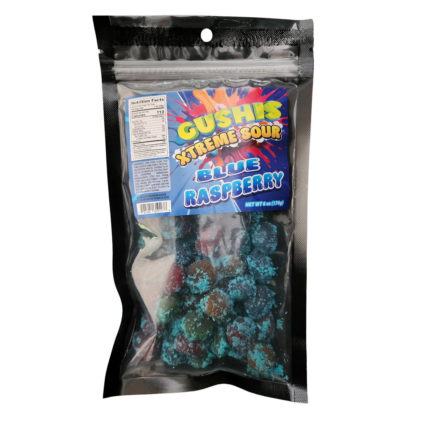 Gushis Xtreme Sour - Blue Raspberry
