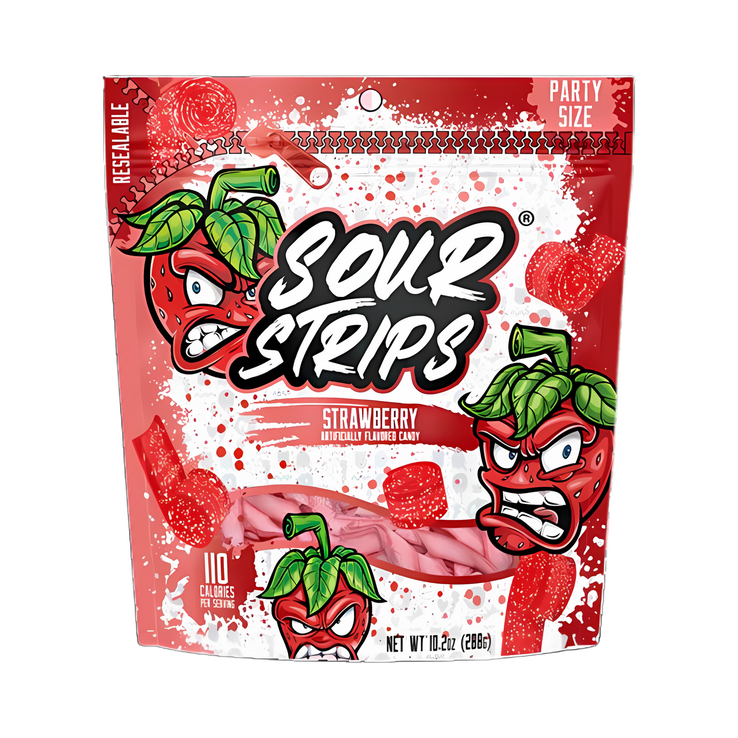 Sour Strips Party Pack - Strawberry