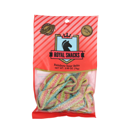 R/S-Rainbow Sour Belts-12ct