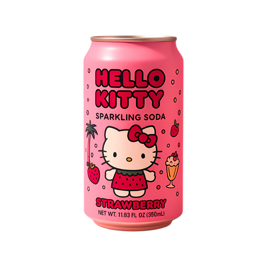 Hello Kitty-Sparkling Soda Strawberry 24ct