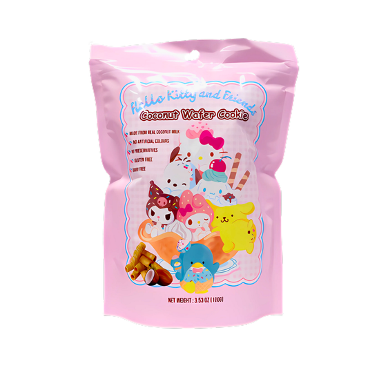 Hello Kitty Wafer Cookies - Coconut-12ct
