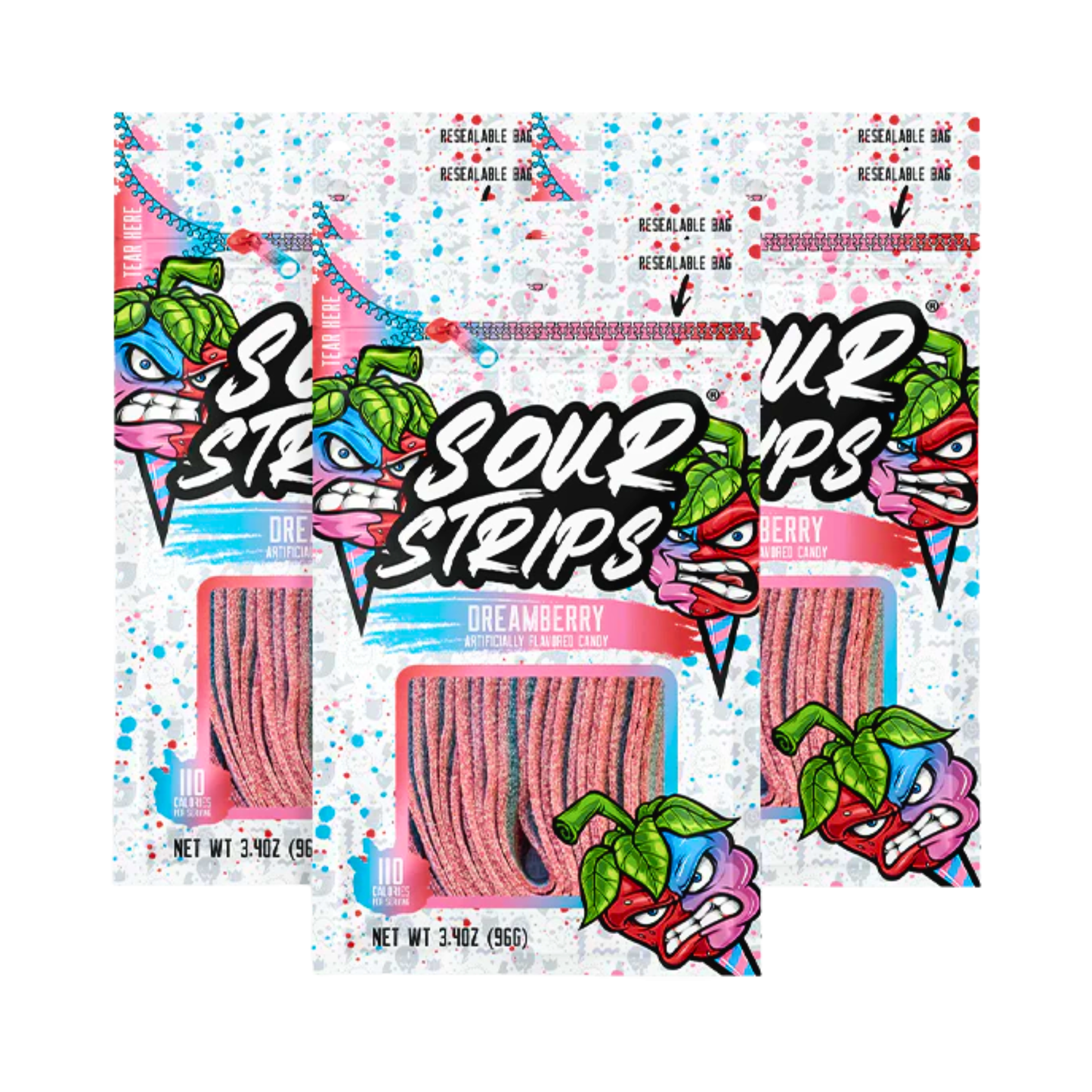 Sour Strips -Dreamberry