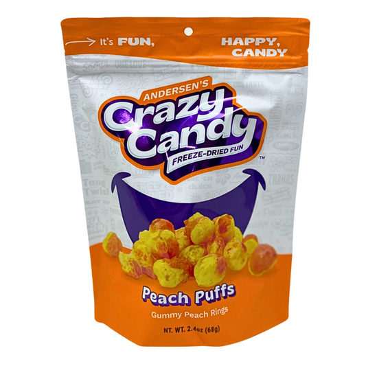 Crazy Candy-Peach Puffs