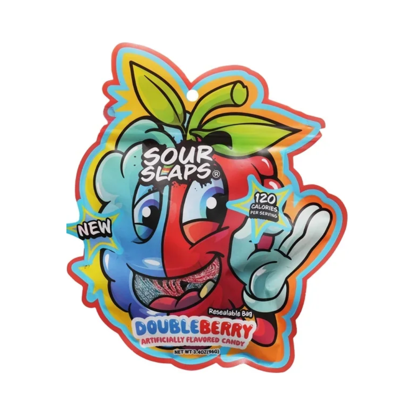 Sour Slaps-Double Berry-12ct