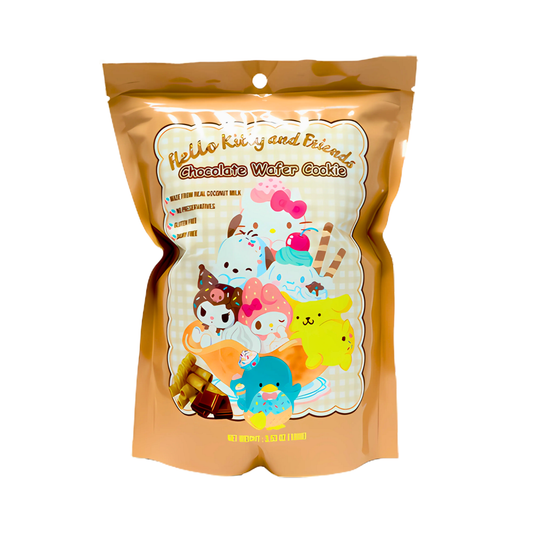 Hello Kitty Wafer Cookies - Chocolate-12ct