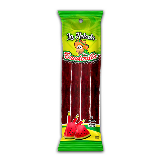La Helada Banderilla - Watermelon Straws 2.82 oz-12ct