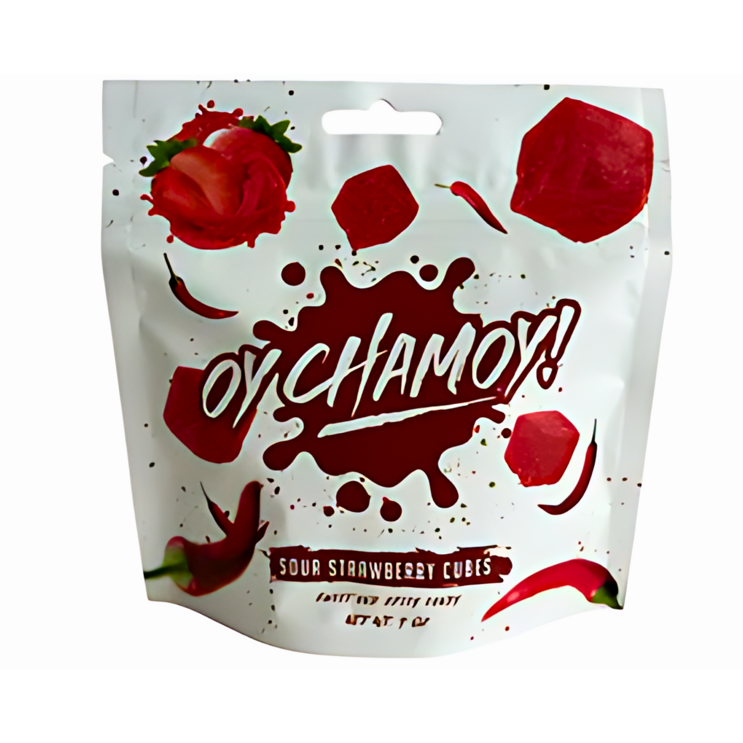 OY Chamoy-Sour Strawberry Cubes