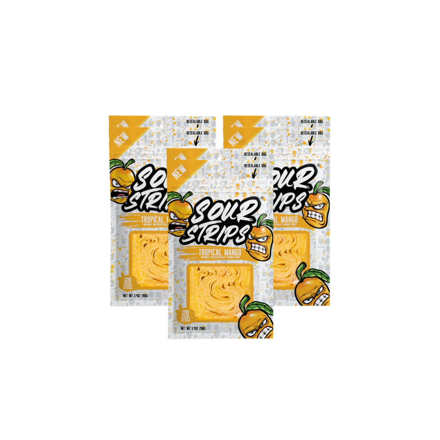 Sour Strip-Tropical Mango - lolcandi