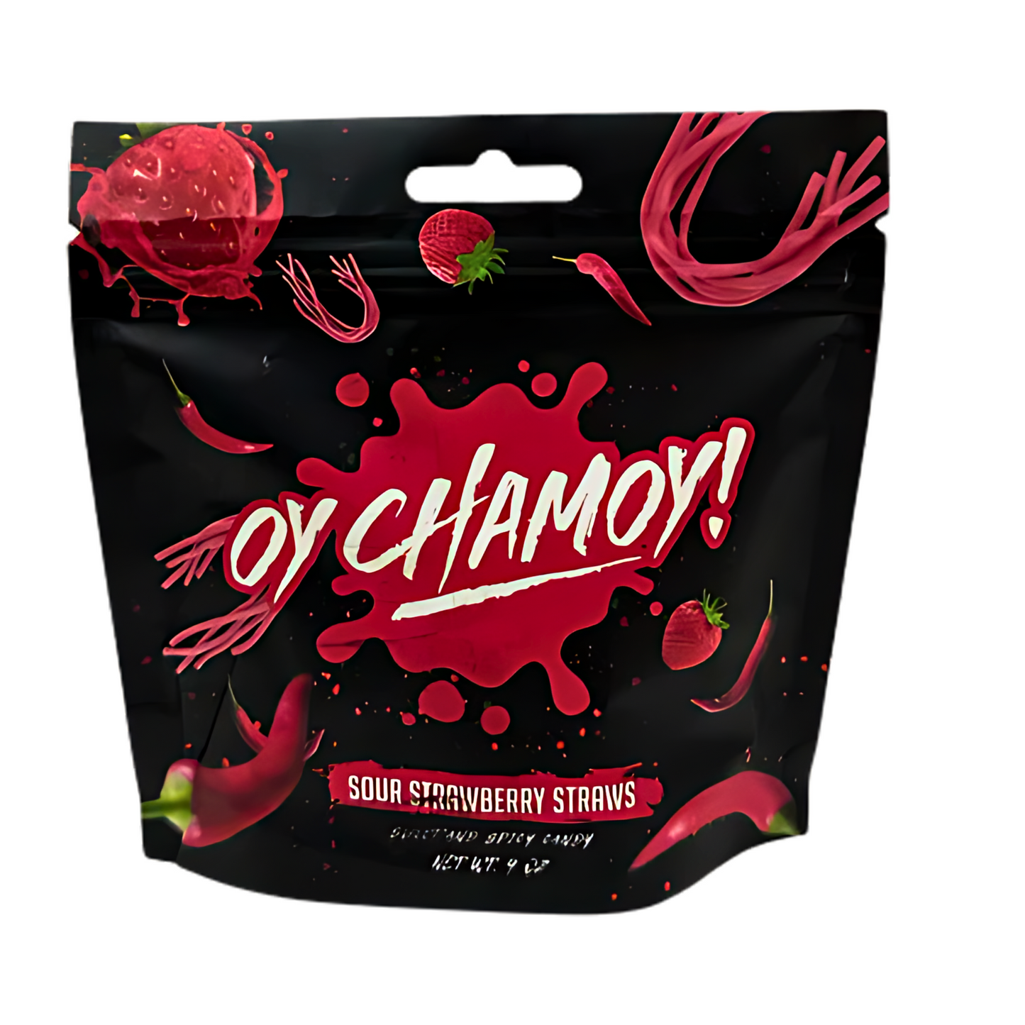 OY Chamoy-Sour Strawberry Straws