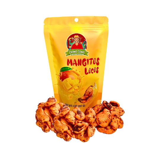 Chomis Gomis-Mangitos Locos: A Tangy and Spicy Mango Delight