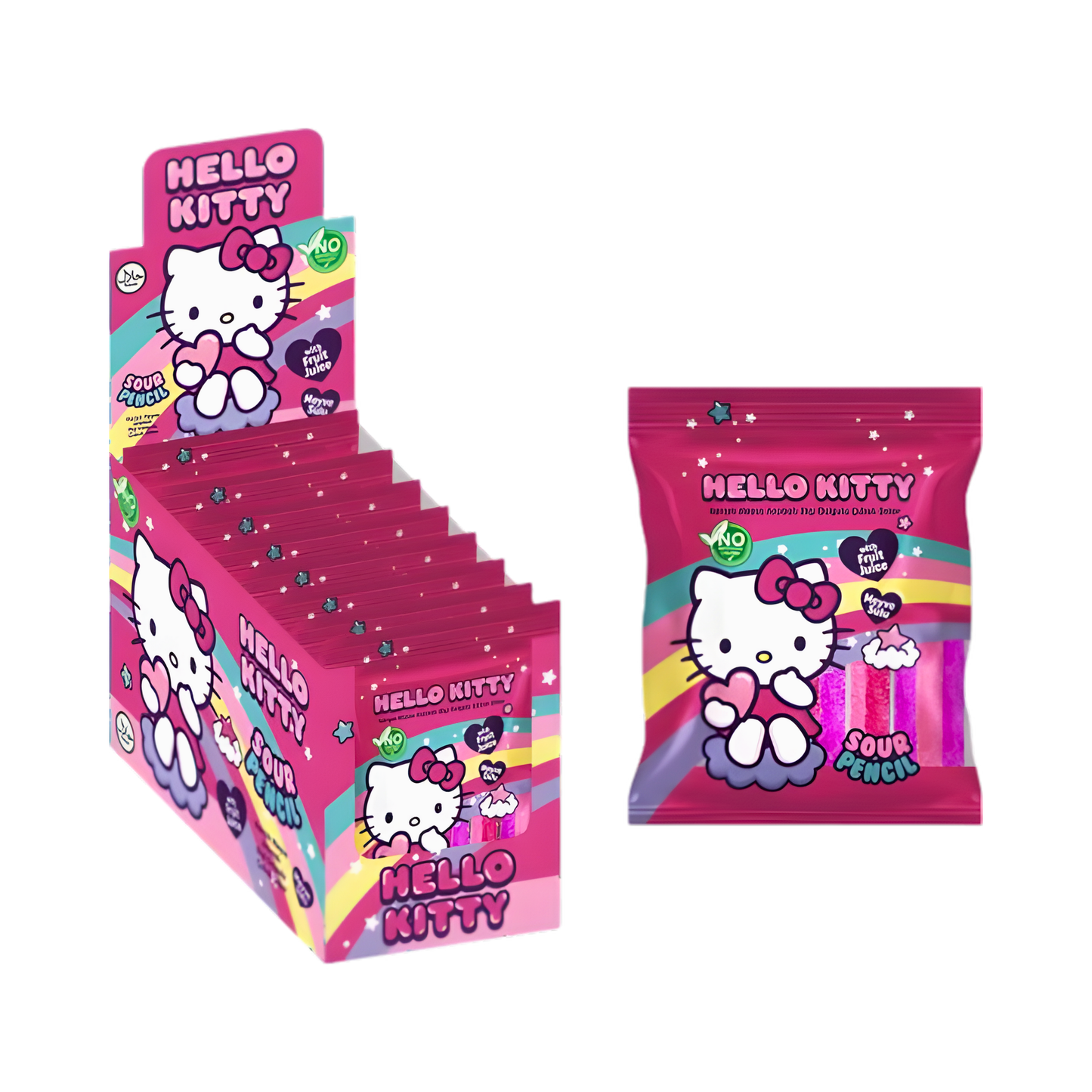 Hello Kitty-Sour Pencils-12ct