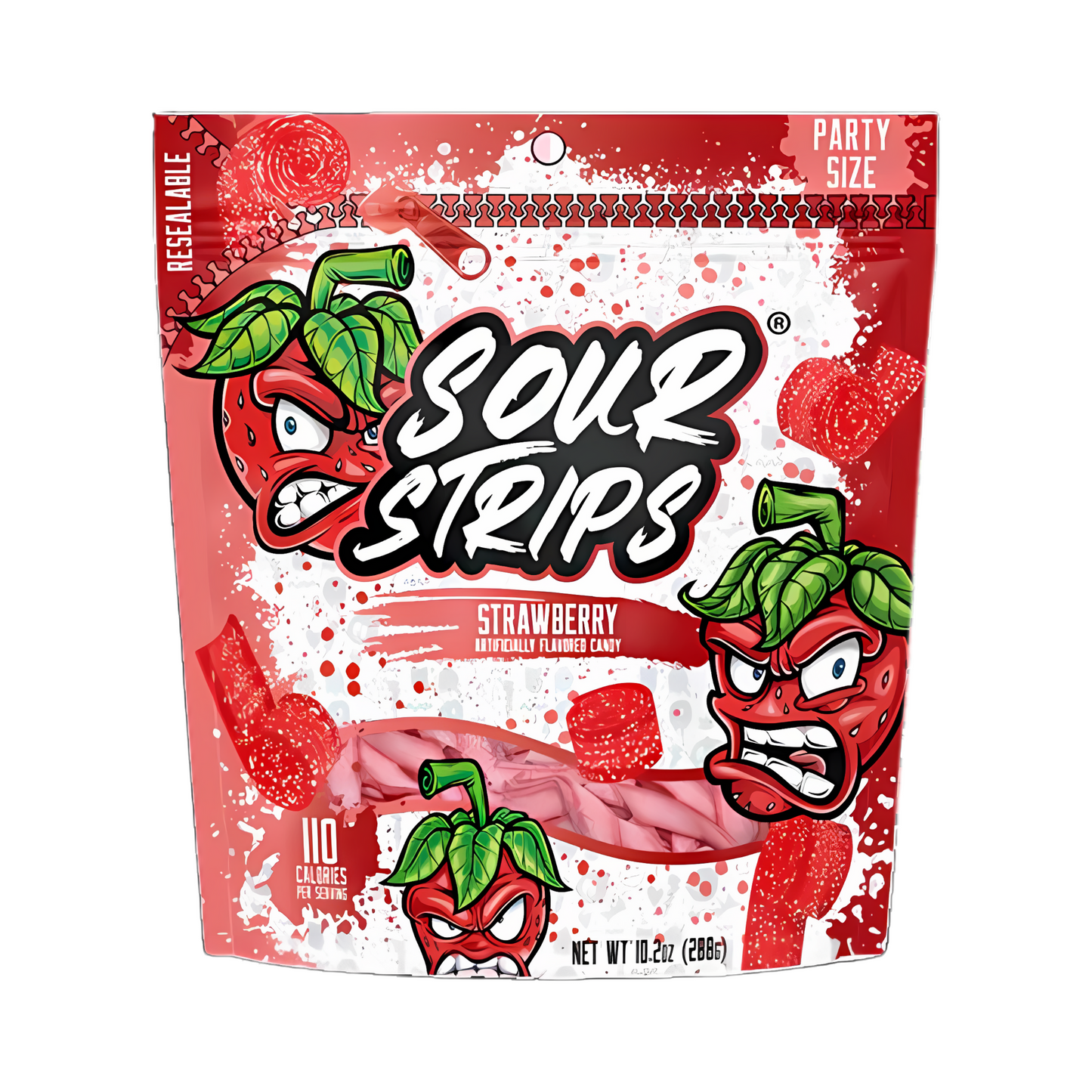 Sour Strip Party Pack- Strawberry