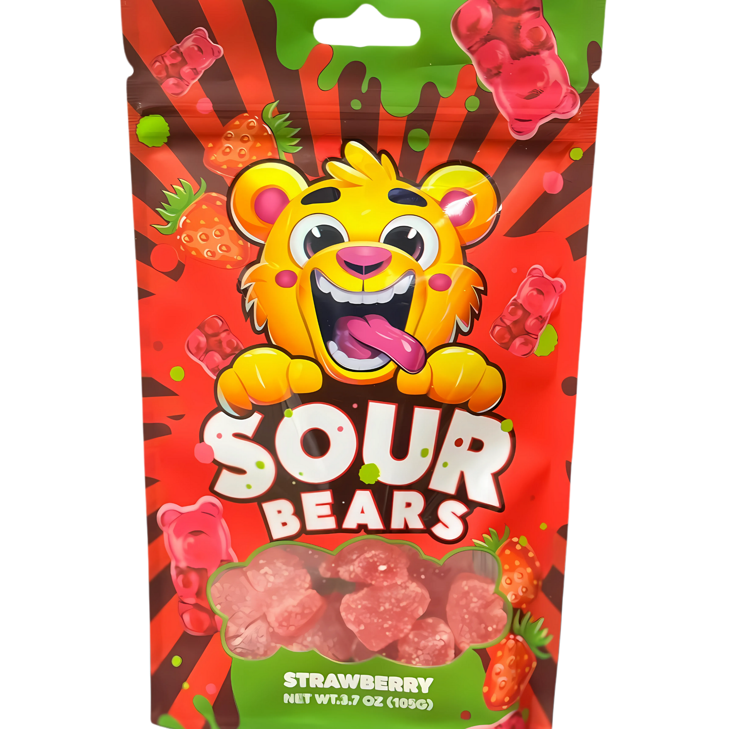 Sour Bears - Strawberry