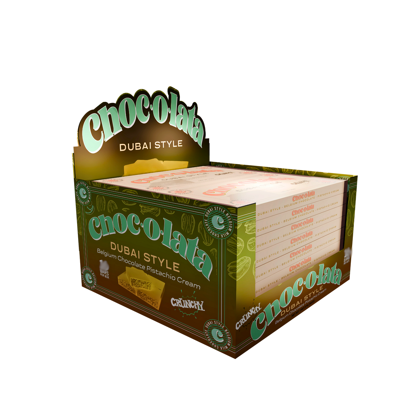 Choc-O-Lata-Dubai Style Chocolate Bar-10ct