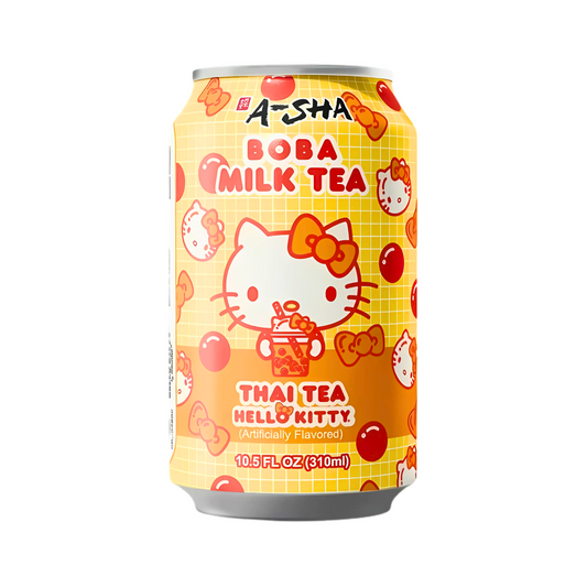 A-Sha Boba Milk Tea - Thai Tea-12ct