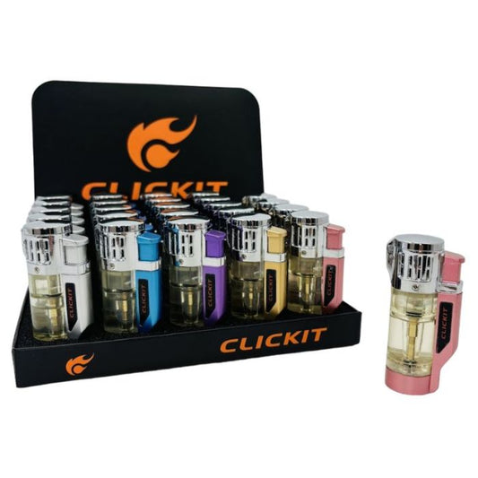 LED Tri-Flame Torch Lighter