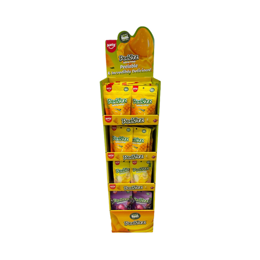 Peelerz: AMOS Gummy Fruits 56ct Display